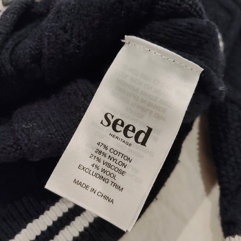 SEED Cardigan Size 8 Navy Unisex