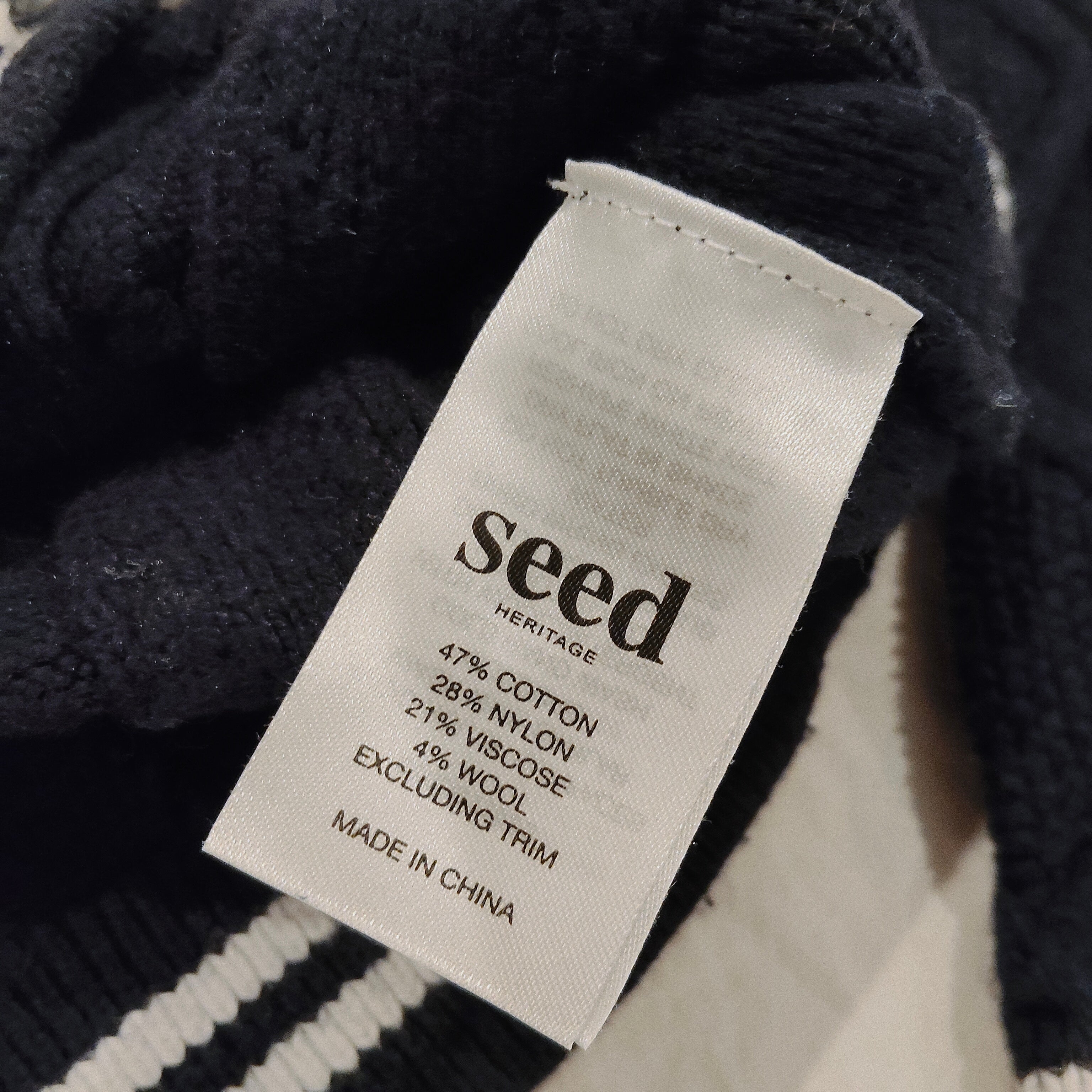 SEED Cardigan Size 8 Navy Unisex