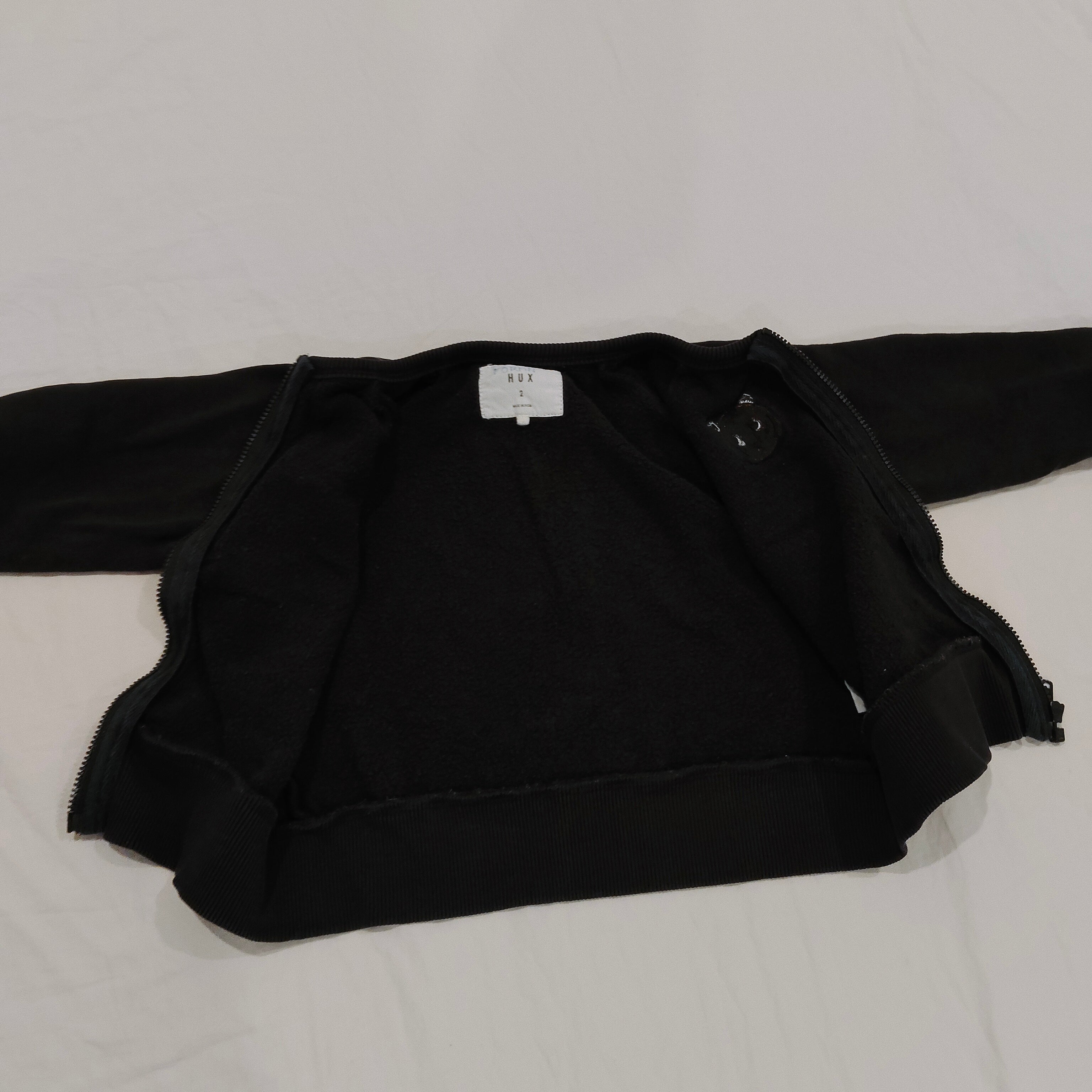 HUX Jacket Size 2 Boys Black