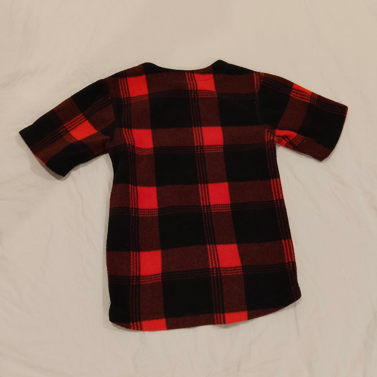 HUNTING & FISHING Top Size 4 Boys Short Sleeve Red Gingham