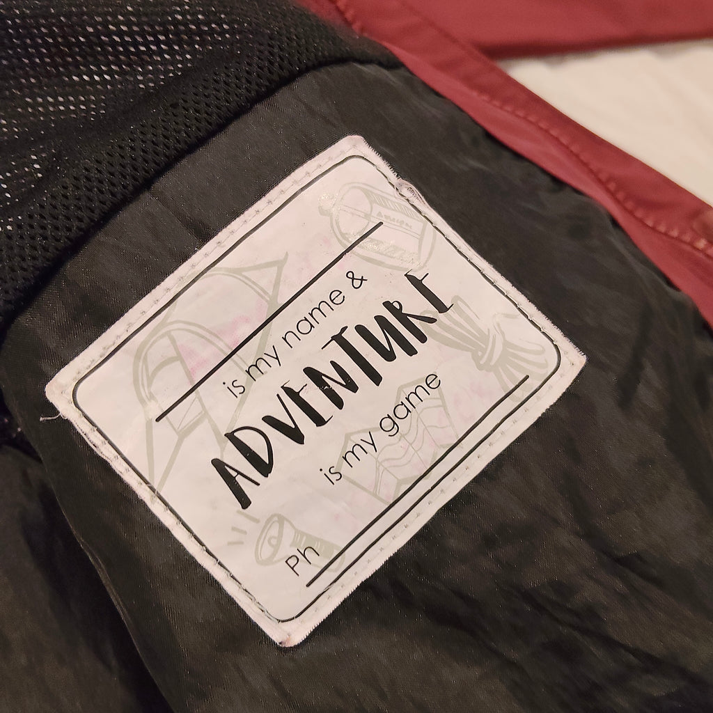 MACPAC Rain Jacket Size 8 Unisex Burgundy