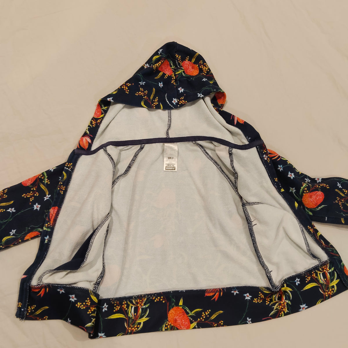 BONDS Zip Hoodie Size 3 Girls