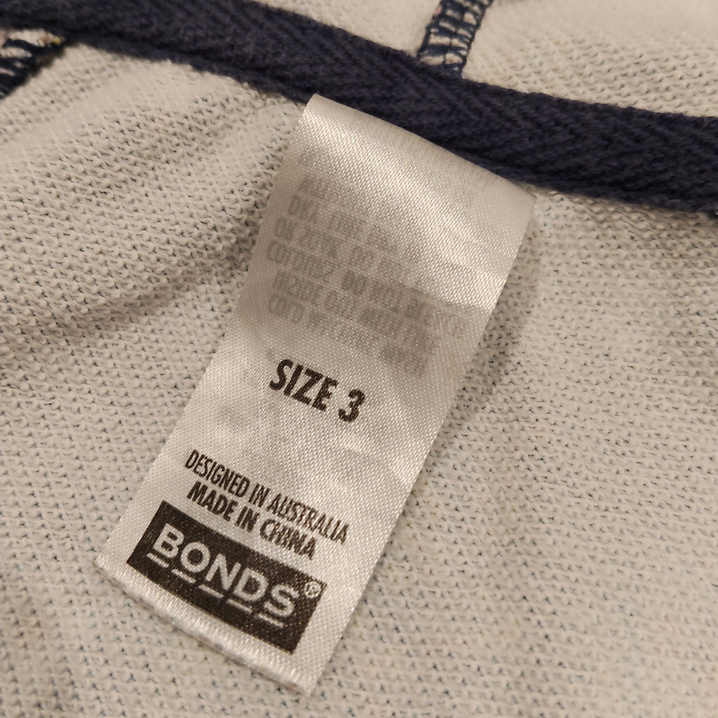 BONDS Zip Hoodie Size 3 Girls