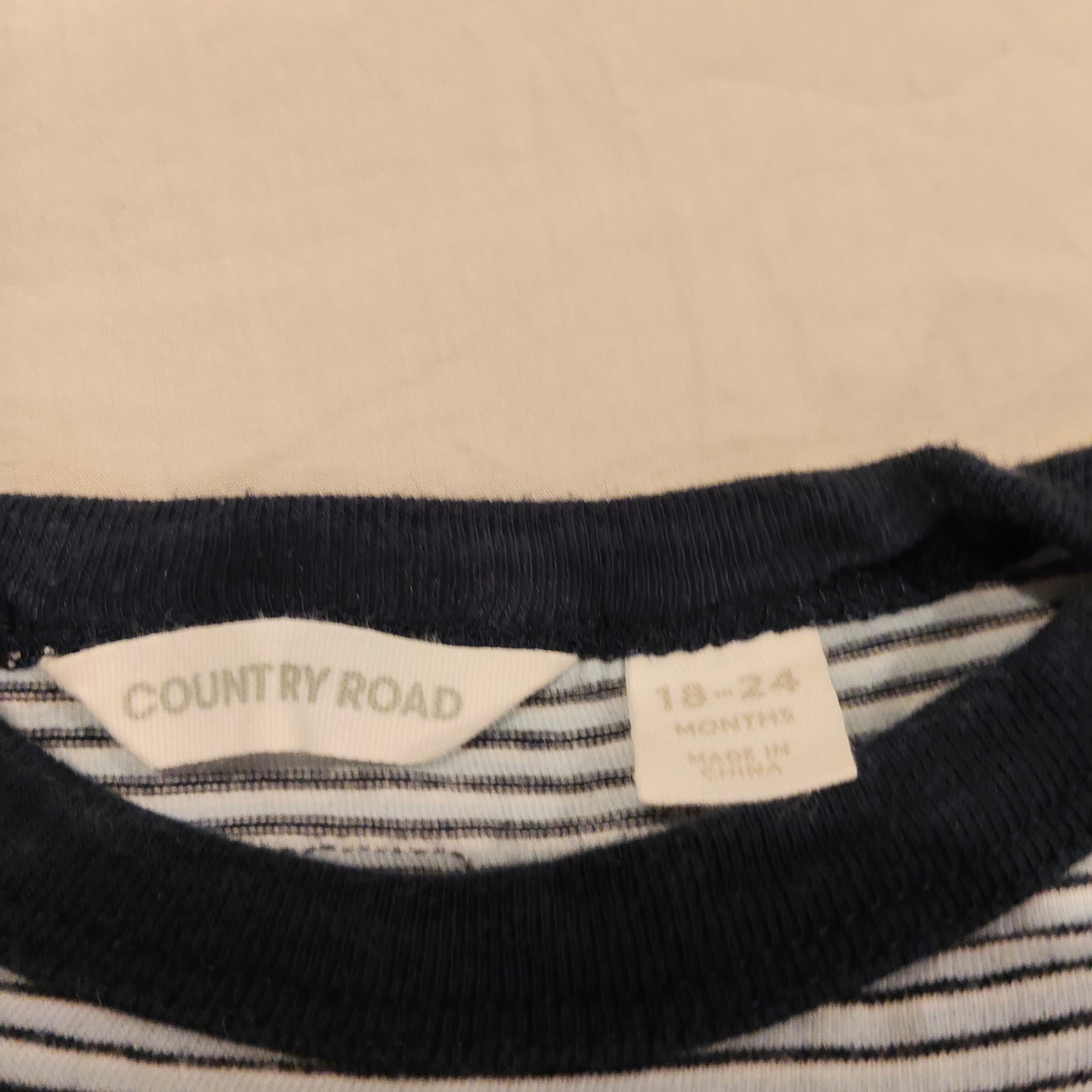COUNTRY ROAD Top Size 18-24M Baby Short Sleeve