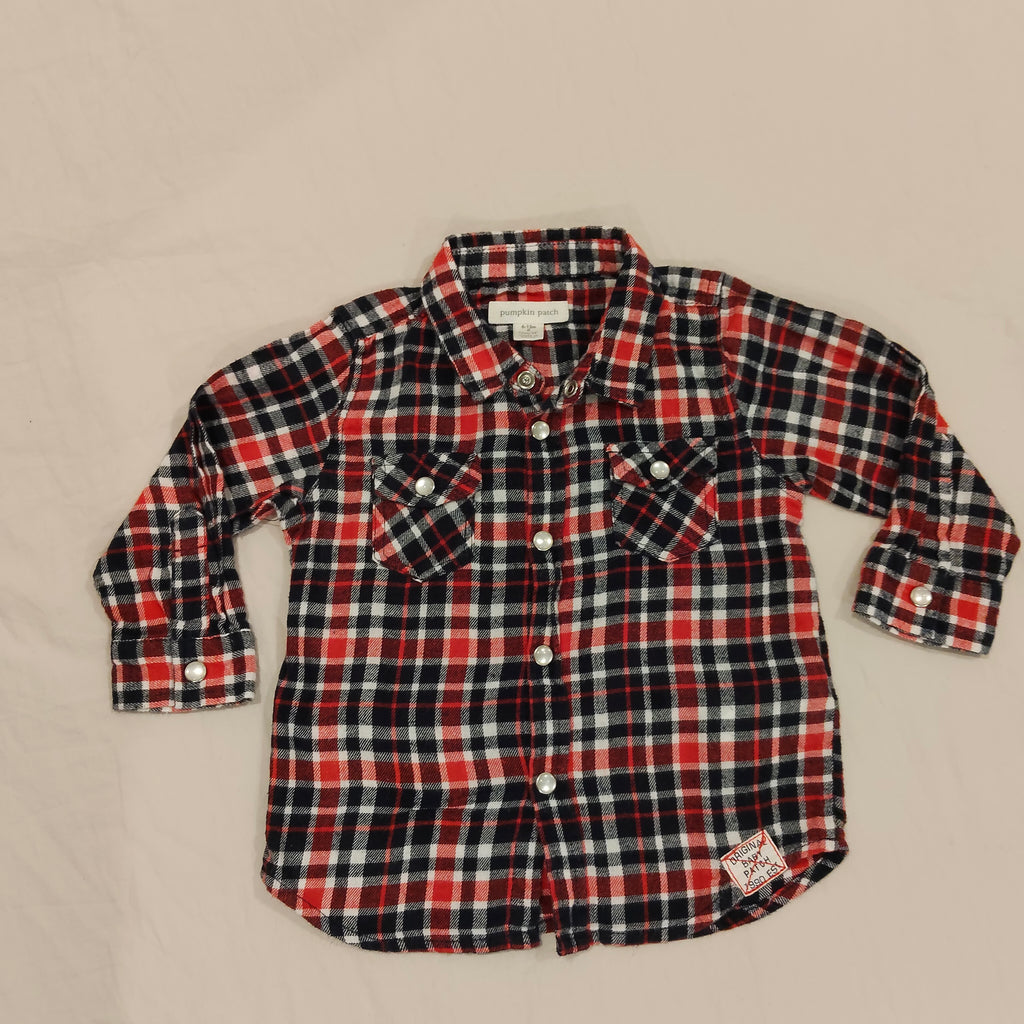 PUMPKIN PATCH Shirt Size 6-12M Baby Boys