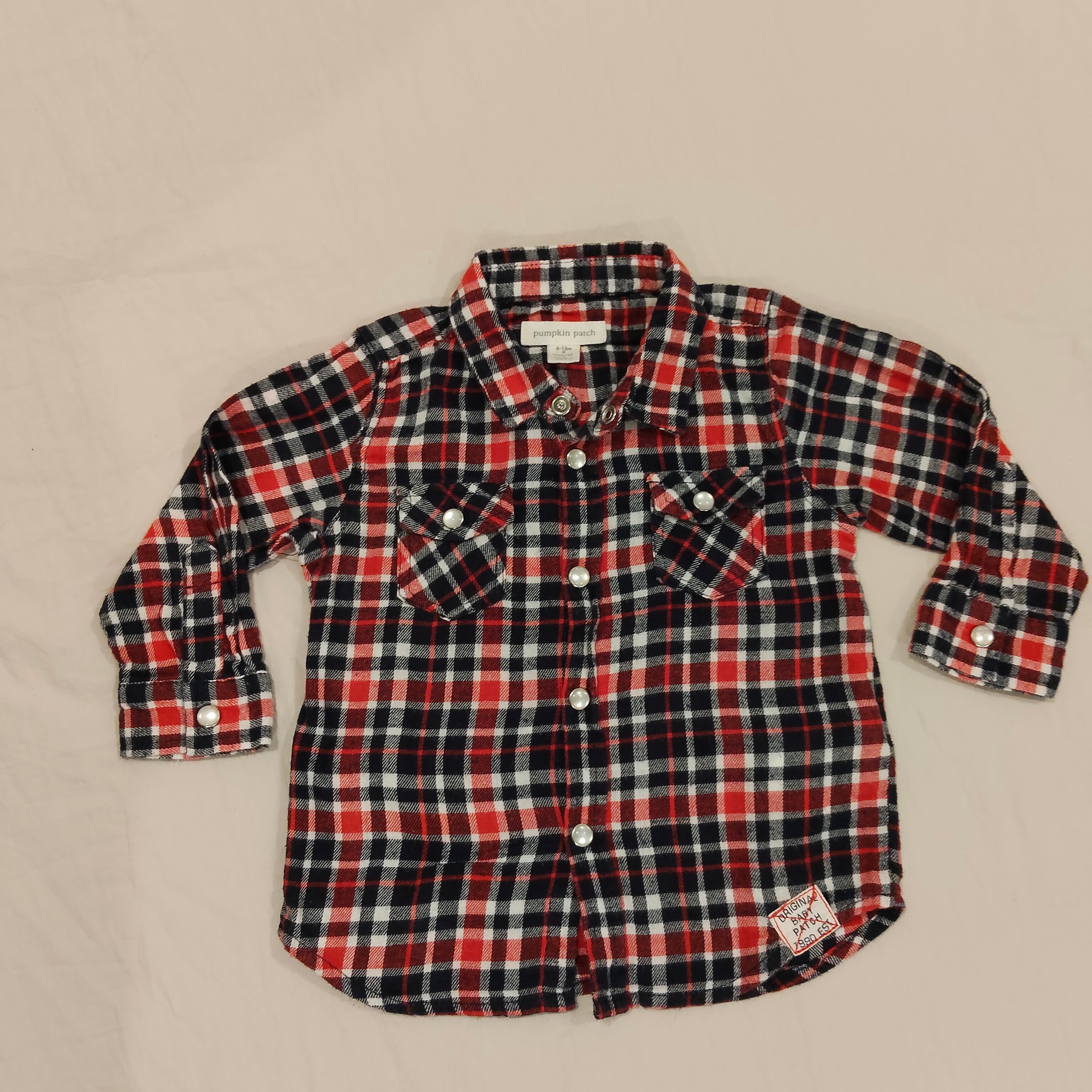 PUMPKIN PATCH Shirt Size 6-12M Baby Boys