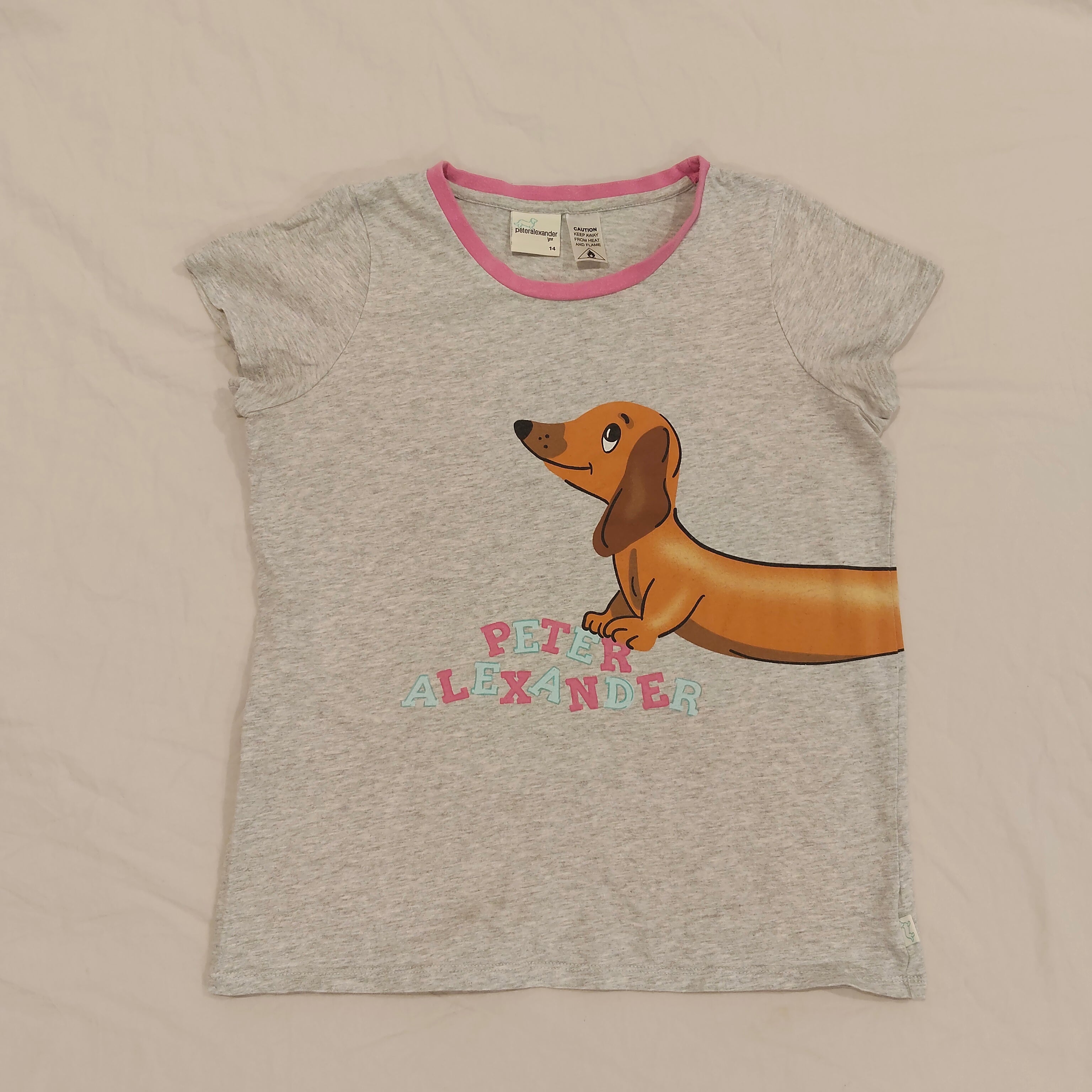 PETER ALEXANDER Pyjama Top Size 14 Girls