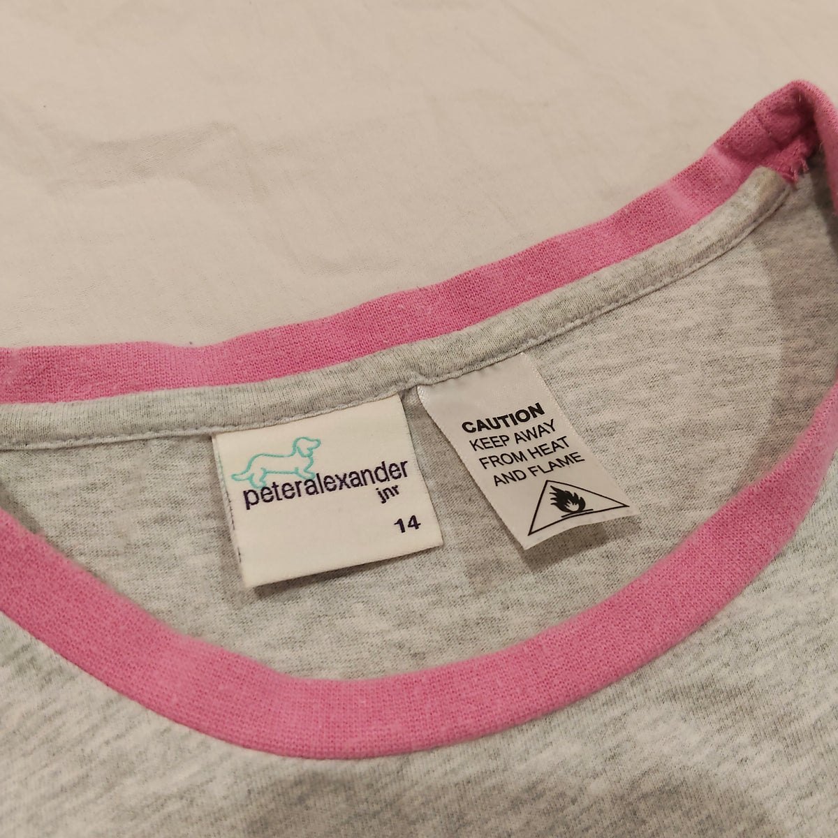 PETER ALEXANDER Pyjama Top Size 14 Girls