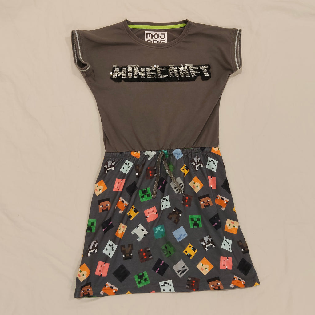 MINECRAFT Dress Size 9=10Yrs Girls