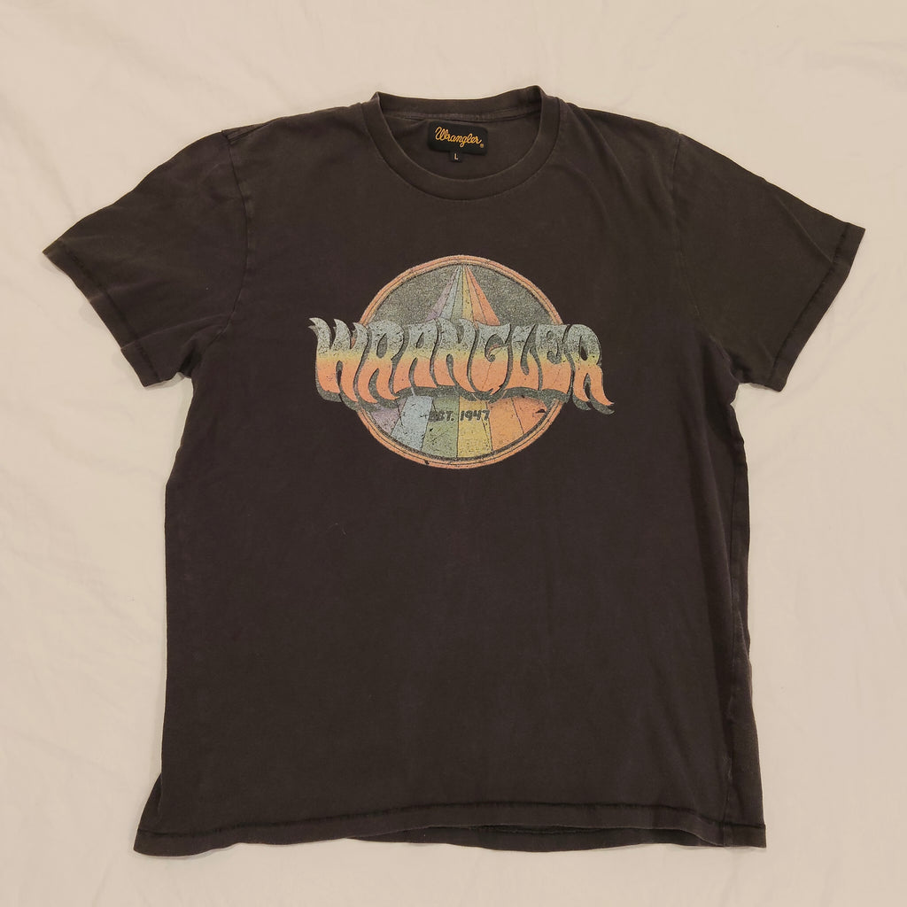 WRANGLER Tee Size L Mens Short Sleeve