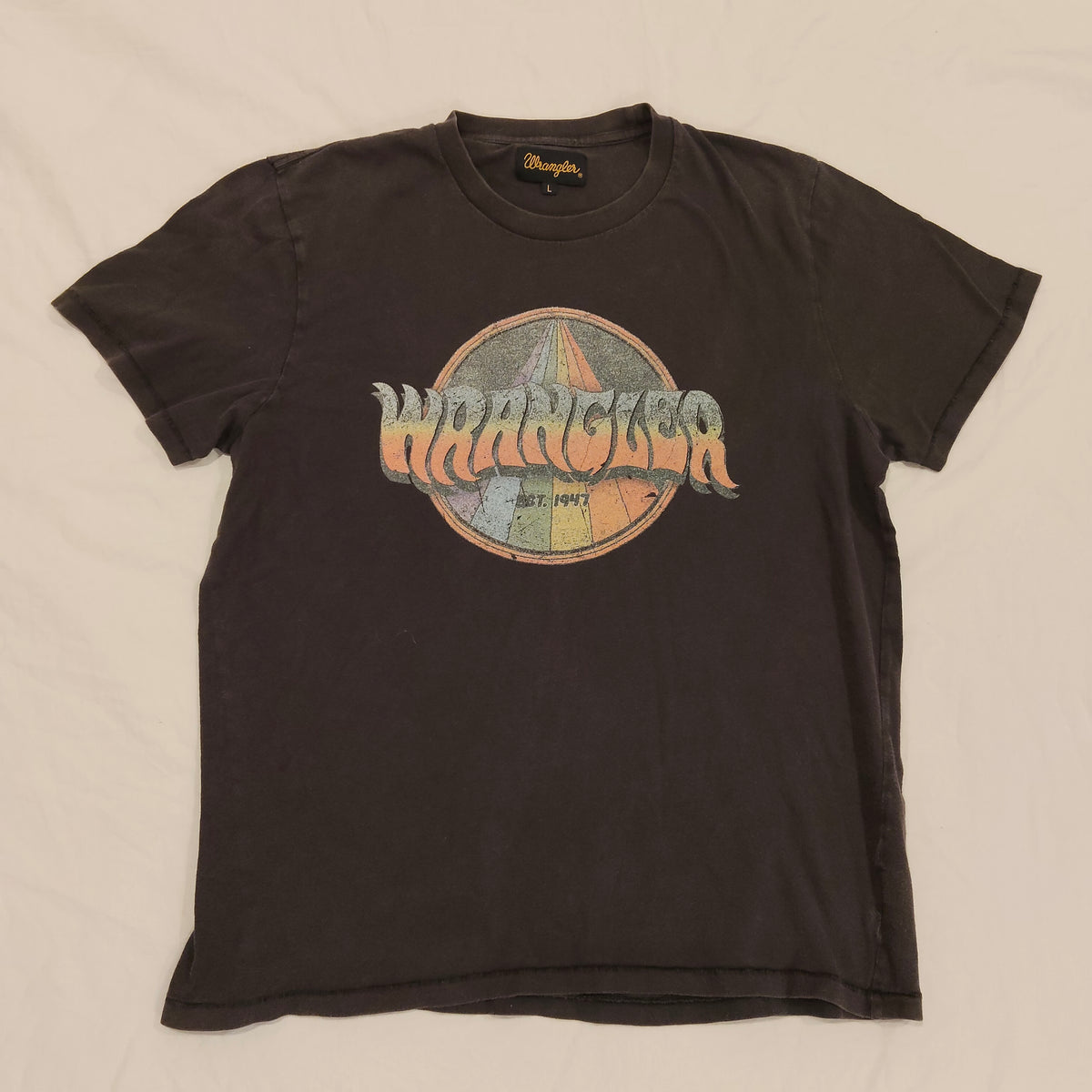 WRANGLER Tee Size L Mens Short Sleeve