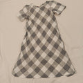 GORMAN LINEN Dress Size 6 Women Check Gingham Short Sleeve