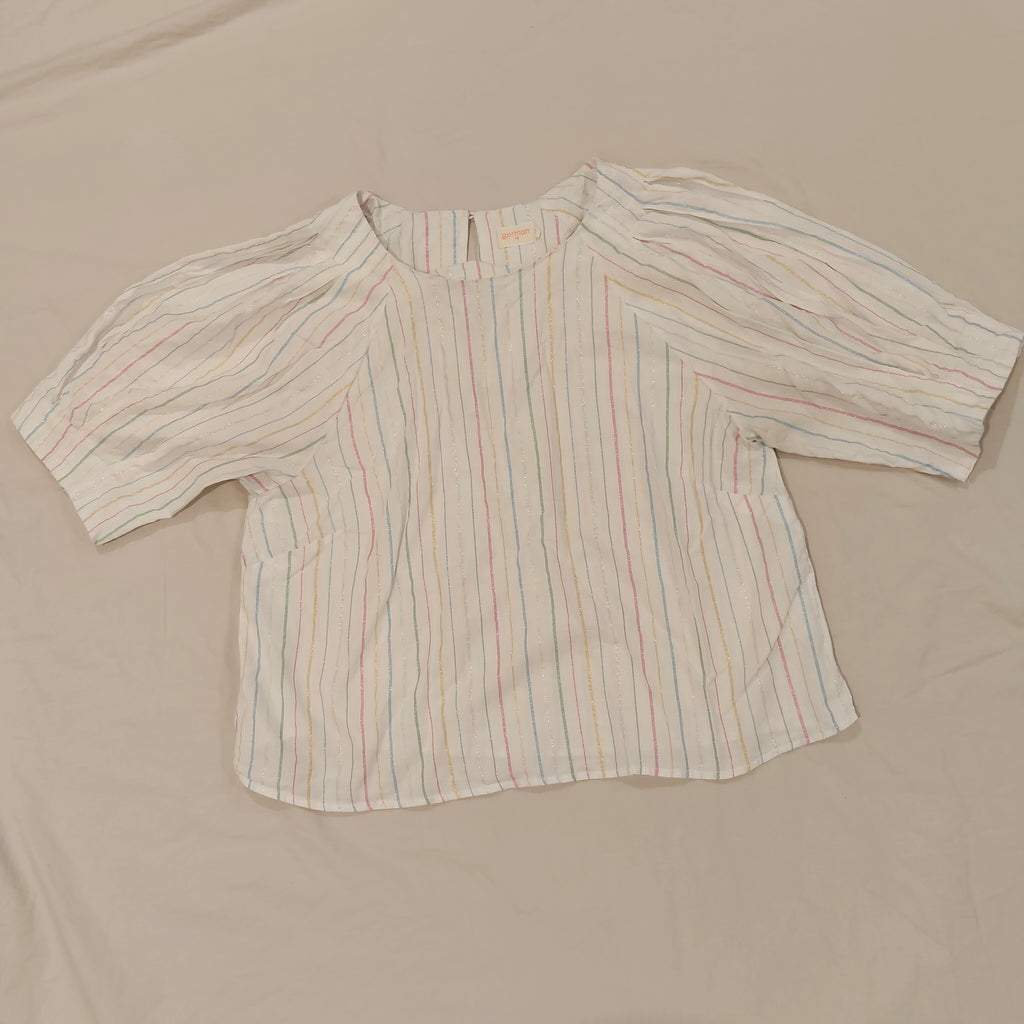 GORMAN Top Size 18 Women 'Rainbow Stripes Blouse'