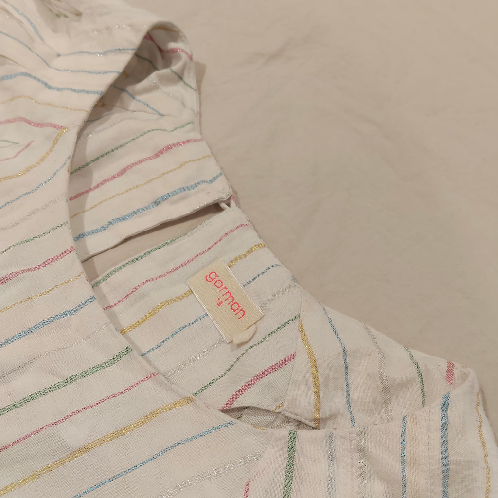 GORMAN Top Size 18 Women 'Rainbow Stripes Blouse'