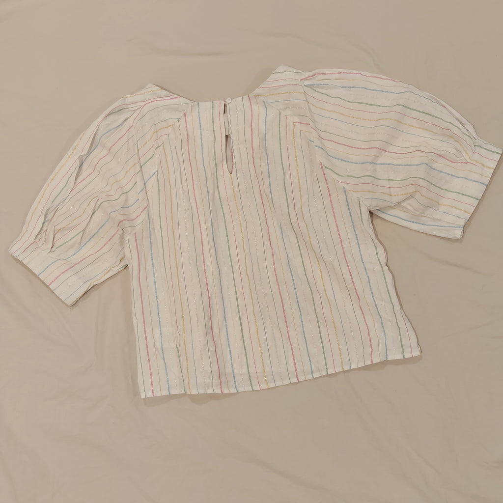 GORMAN Top Size 18 Women 'Rainbow Stripes Blouse'