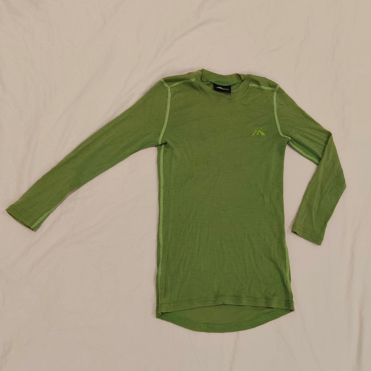 MACPAC Merino Top Size 10YRS Green Long Sleeve
