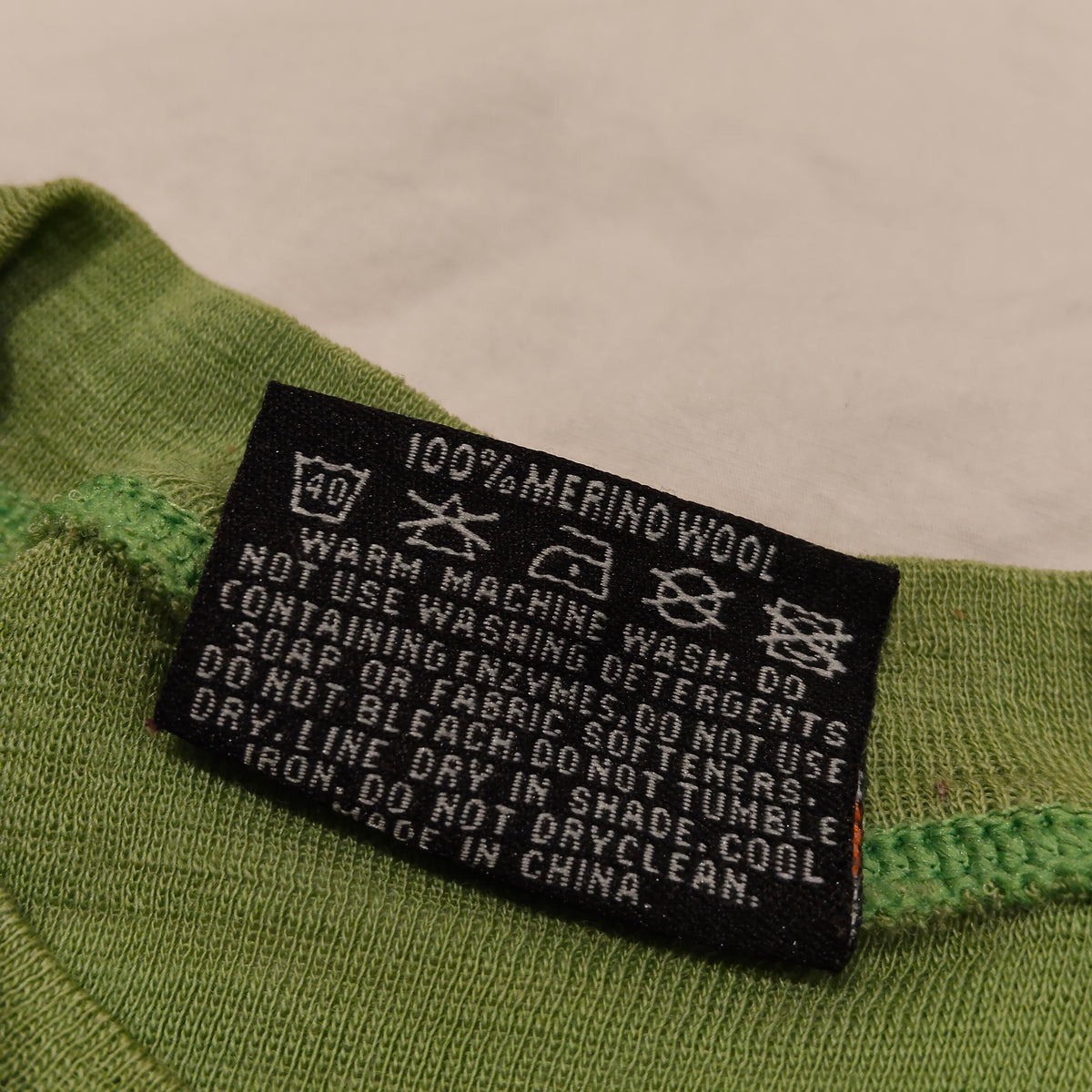 MACPAC Merino Top Size 10YRS Green Long Sleeve