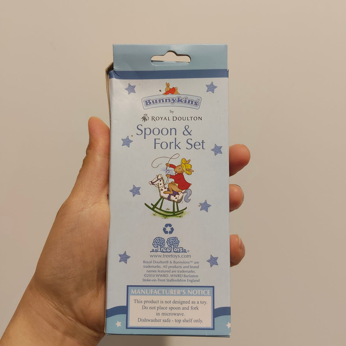 NEW Bunnykins by Royal Doulton Spoon & Fork Set