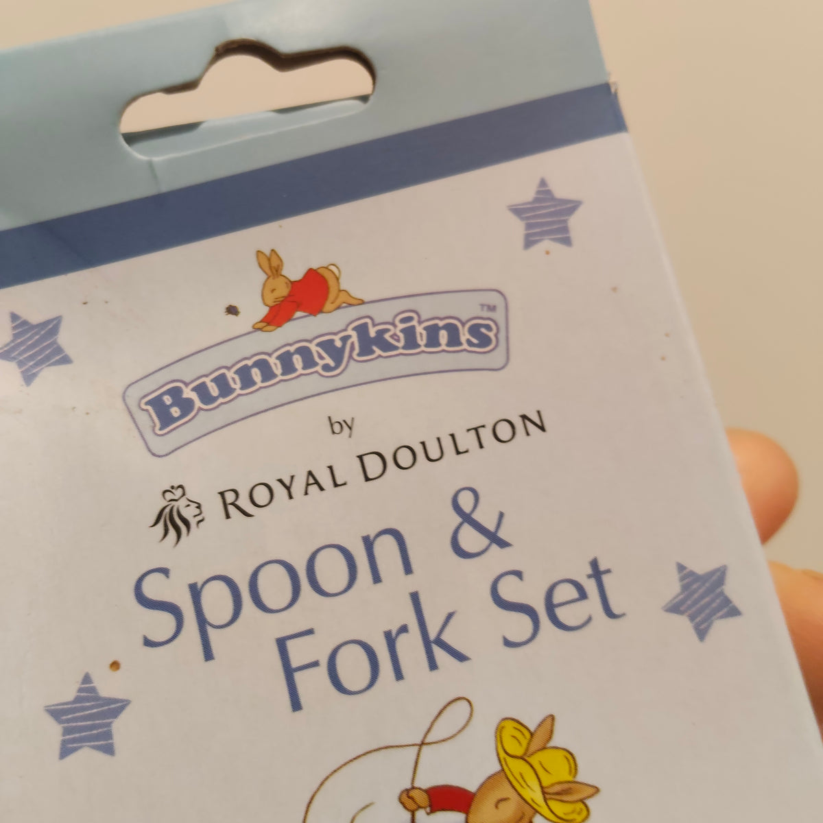 NEW Bunnykins by Royal Doulton Spoon & Fork Set