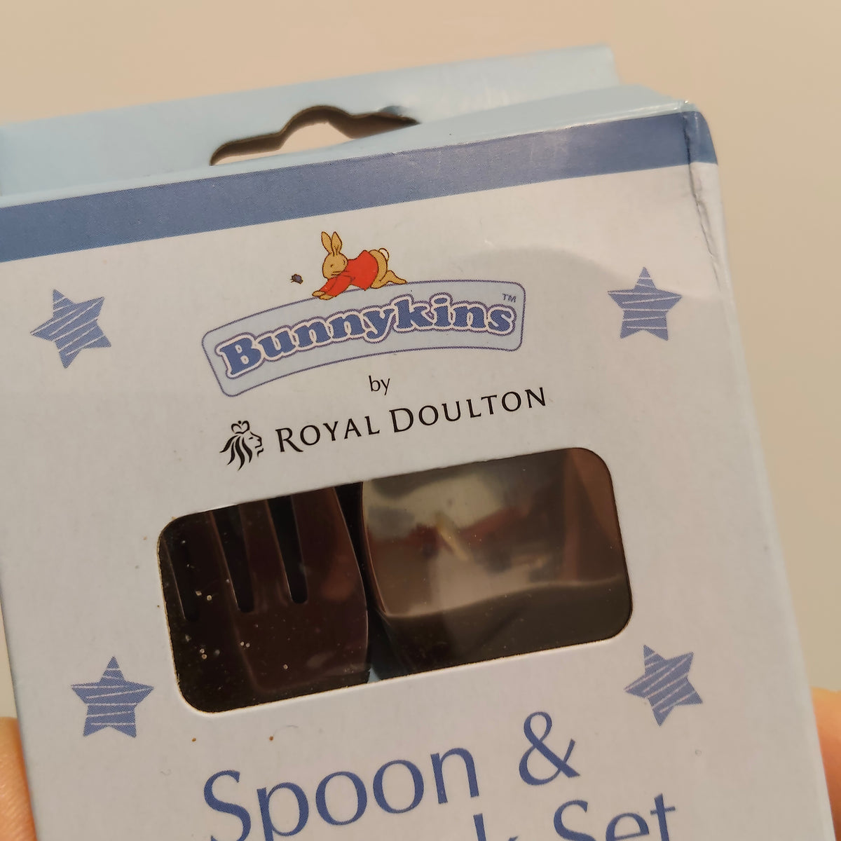 NEW Bunnykins by Royal Doulton Spoon & Fork Set