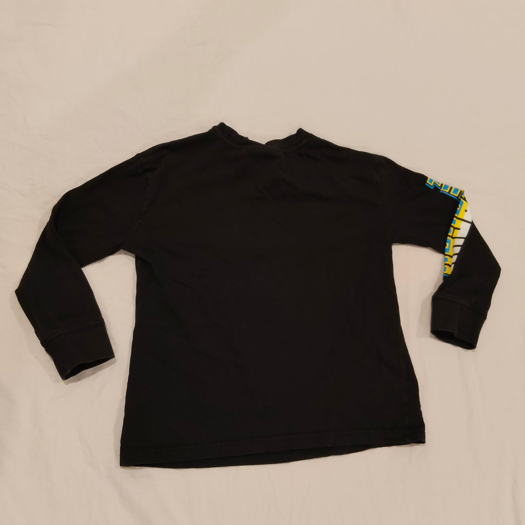PIKACHU Top Size 8 Boys Long Sleeve Black