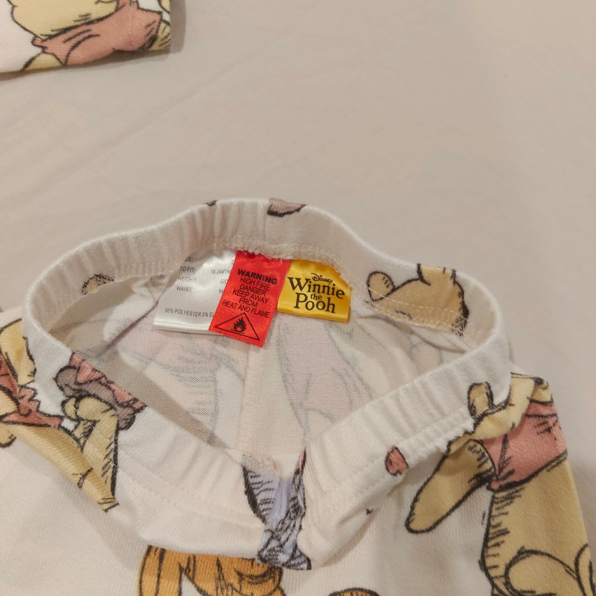 WINNIE THE POOH Sleep Set Size 18-24M Baby Long Sleeve
