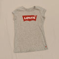 LEVIS Tee Size 12-13Y Girls Short Sleeve Grey
