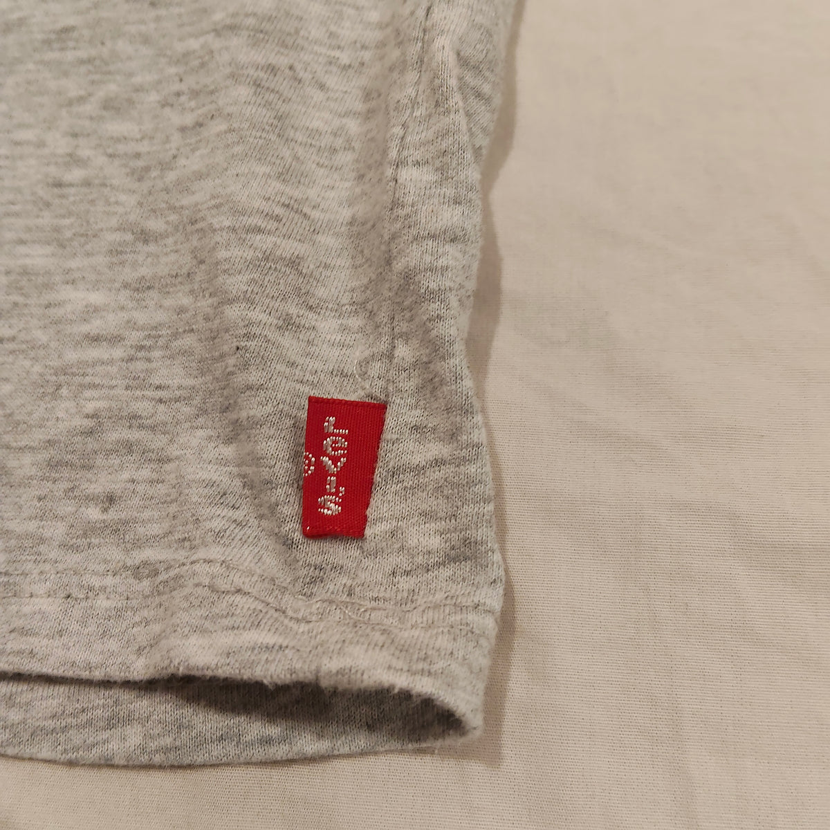 LEVIS Tee Size 12-13Y Girls Short Sleeve Grey
