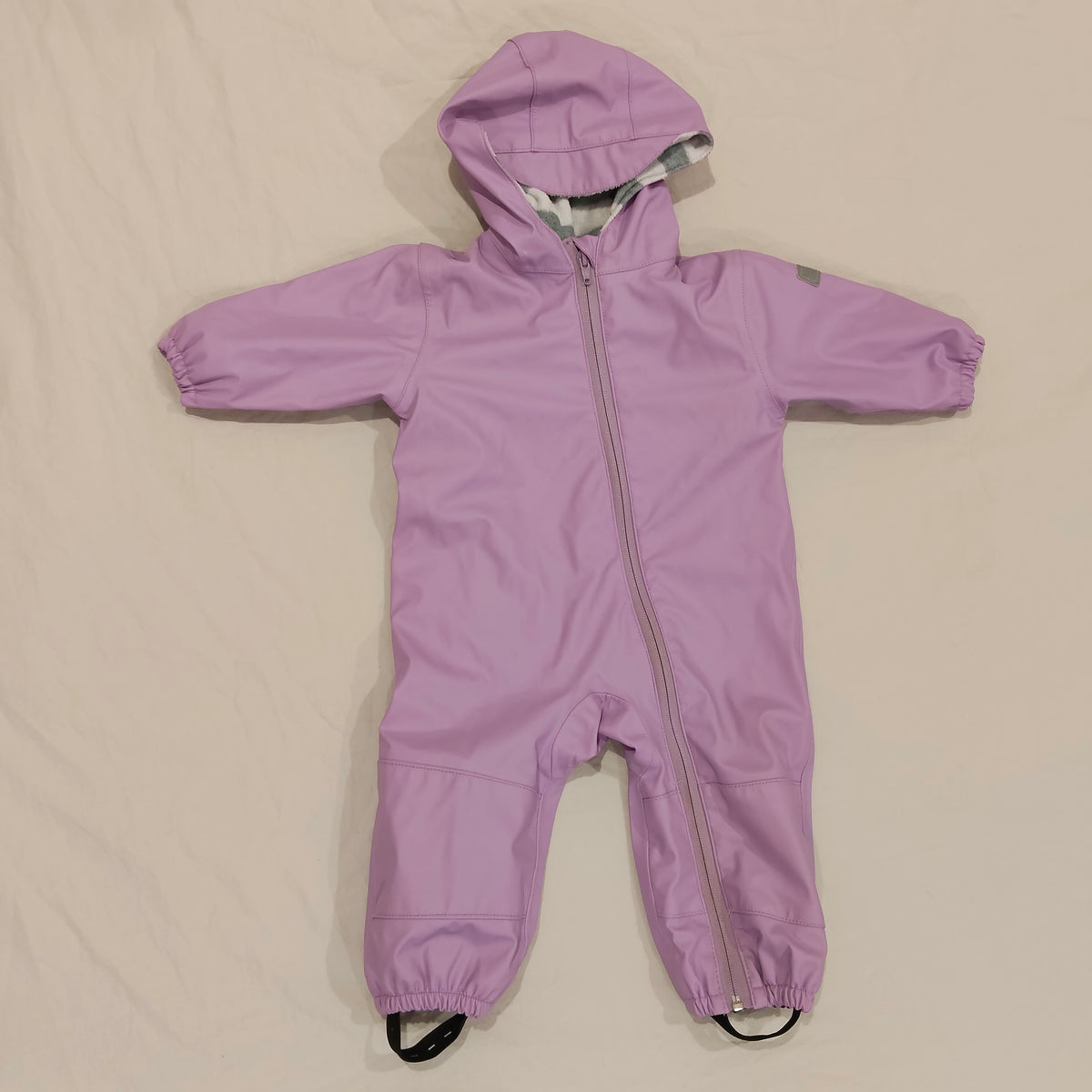 HATLEY Lilac Waterproof Puddlesuit Size 9-12M Baby