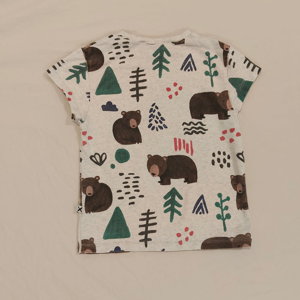 MINTI Tee Size 7 Girls Short Sleeve 'Woodland'