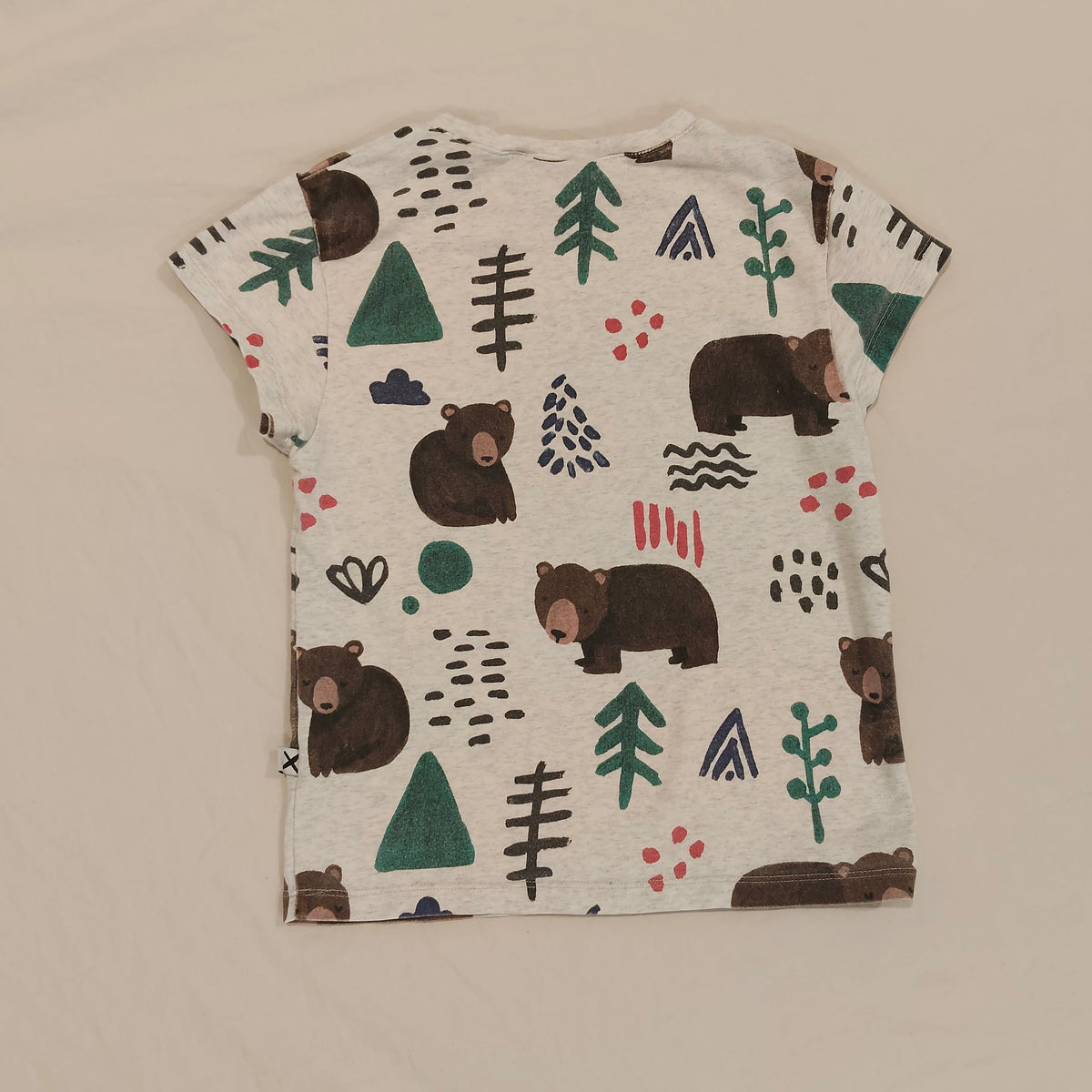 MINTI Tee Size 7 Girls Short Sleeve 'Woodland'