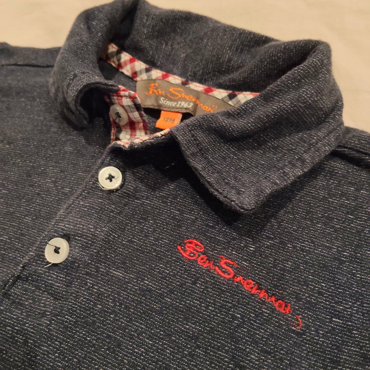 BEN SHERMAN Polo Top Size 18M Baby Boy