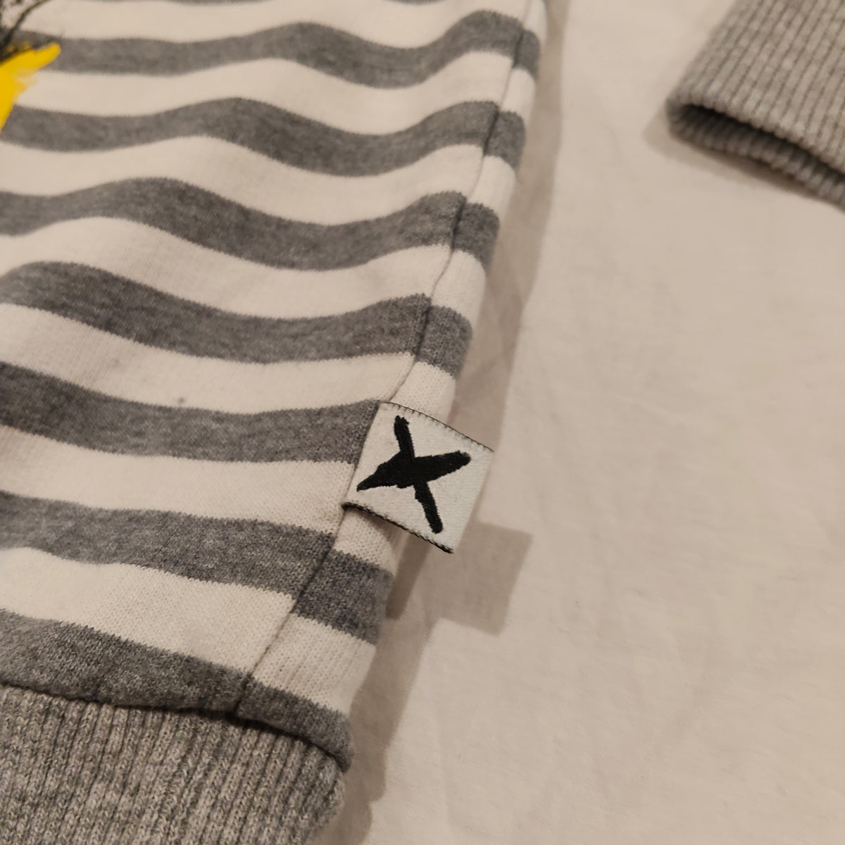 MINTI Jumper Size 5 Jumper grey & white stripes