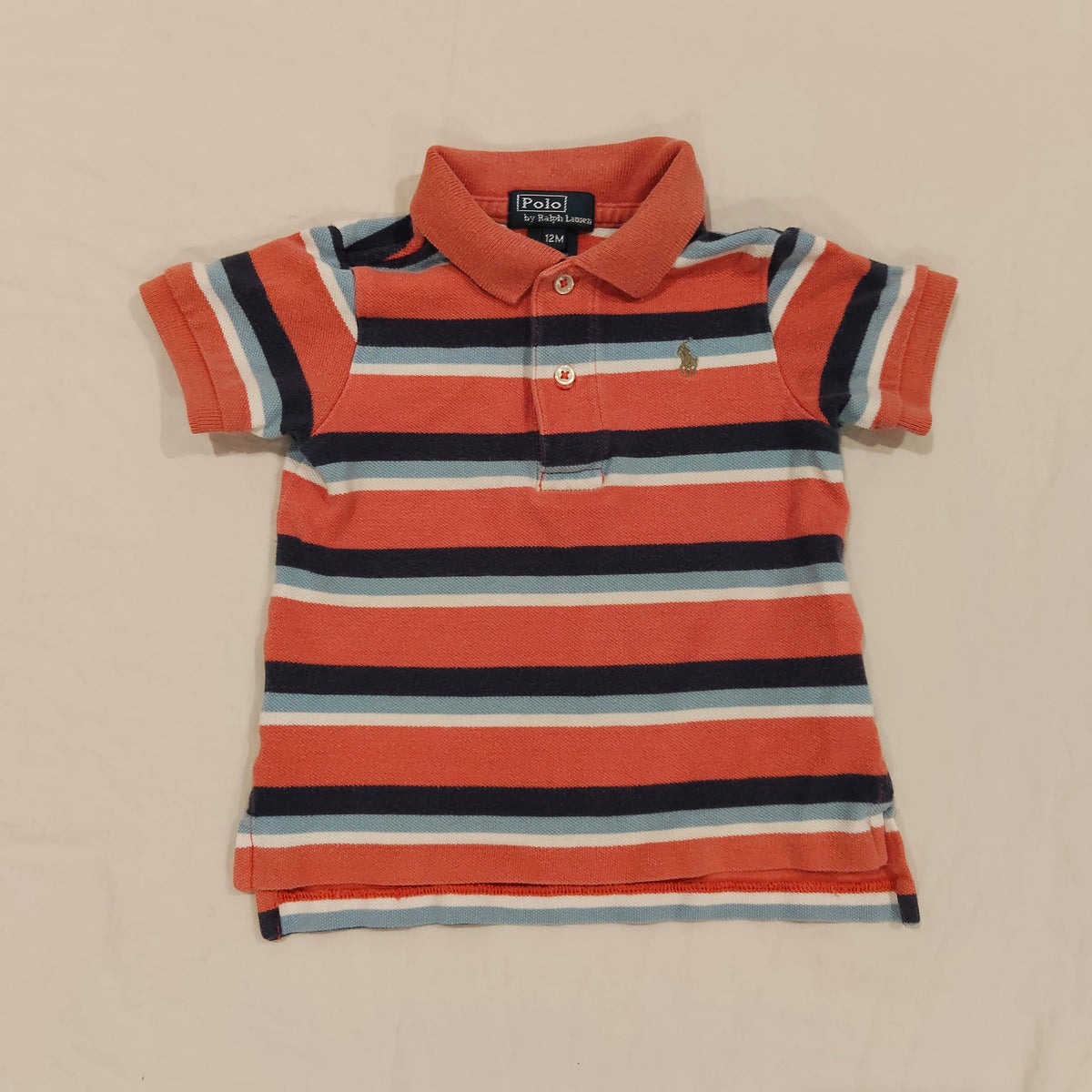 RALPH LAUREN Polo Top Size 12M Baby Short Sleeve