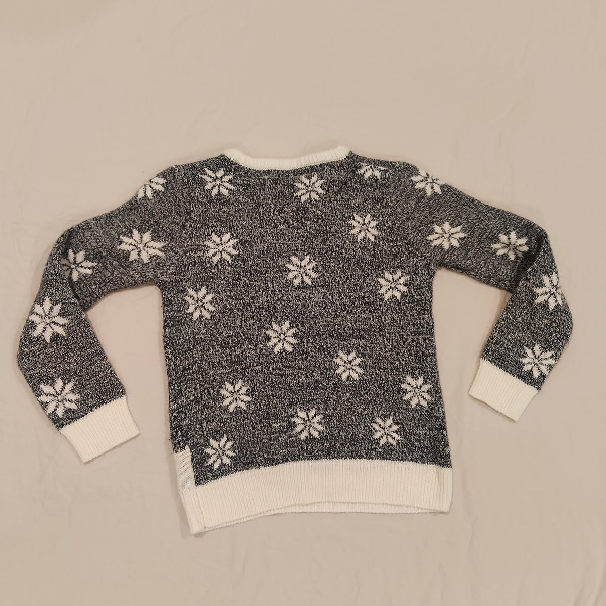 REBEL Christmas Jumper Size 8-9YRS Long Sleeeve