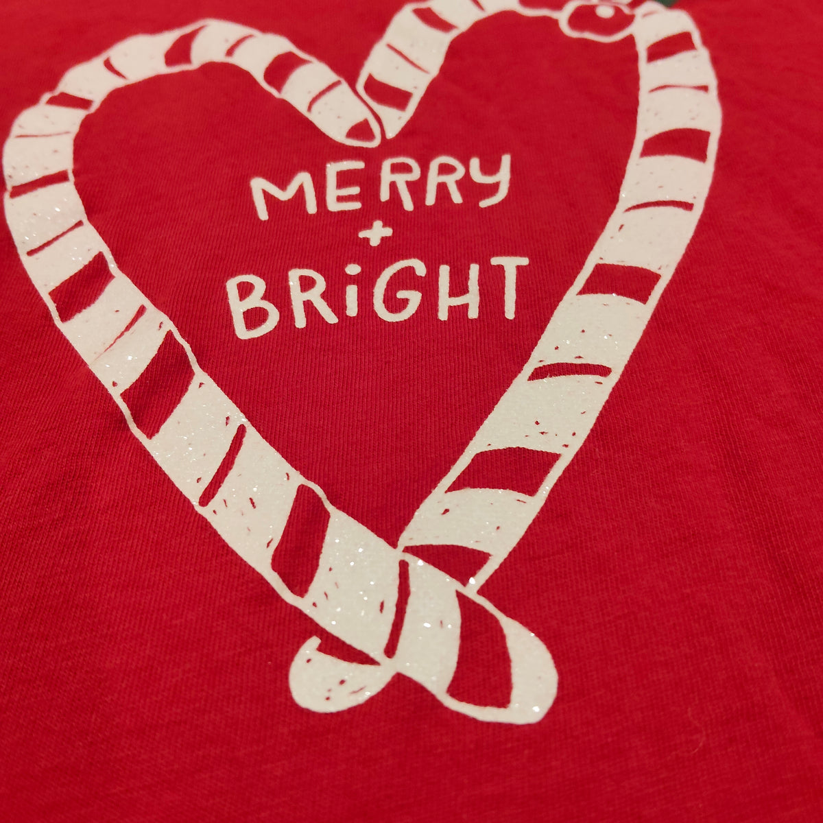CARTERS Christmas Top Size 7 Girls Long Sleeve 'Merry & Bright'