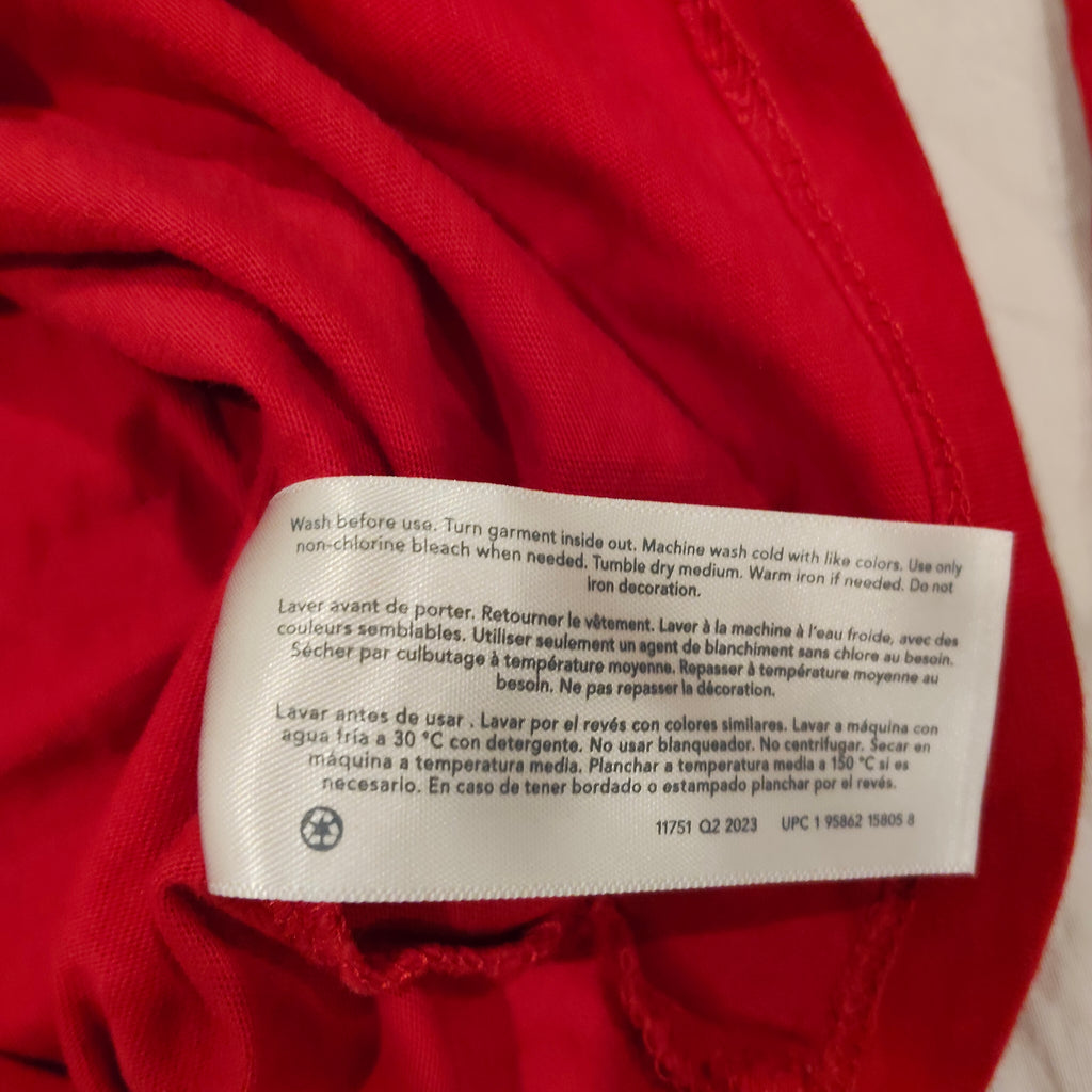 CARTERS Christmas Top Size 7 Girls Long Sleeve 'Merry & Bright'
