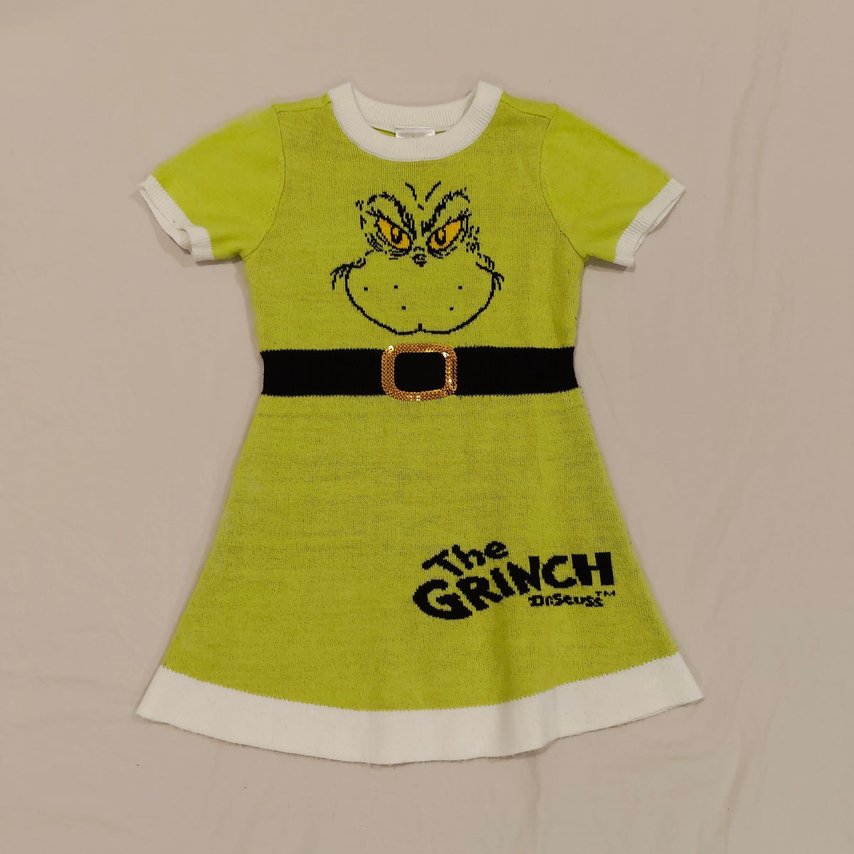 The Grinch Christmas Dress Size 4 Girls