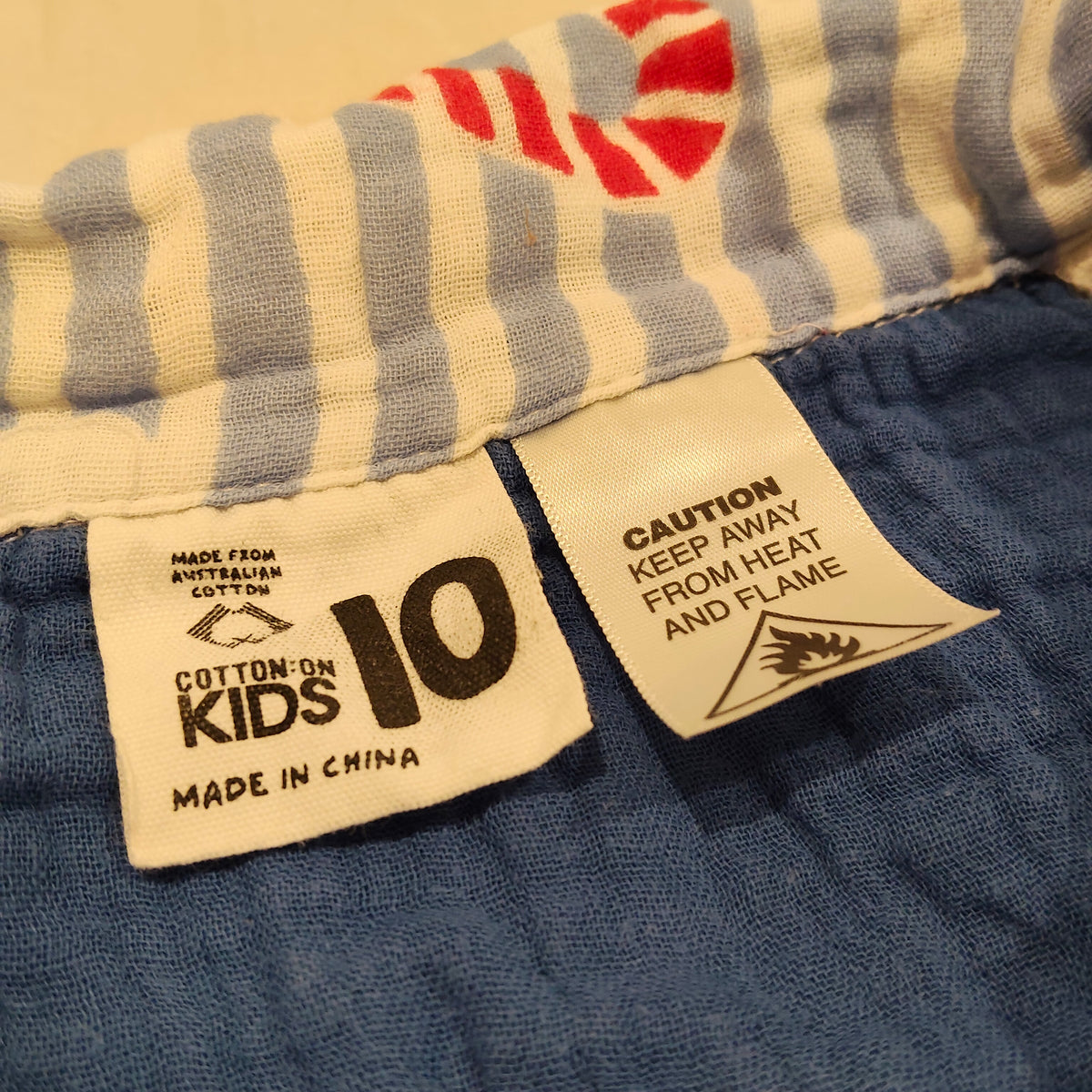 Cotton On Kids Christmas Pyjama Set Size 10 Short Sleeve
