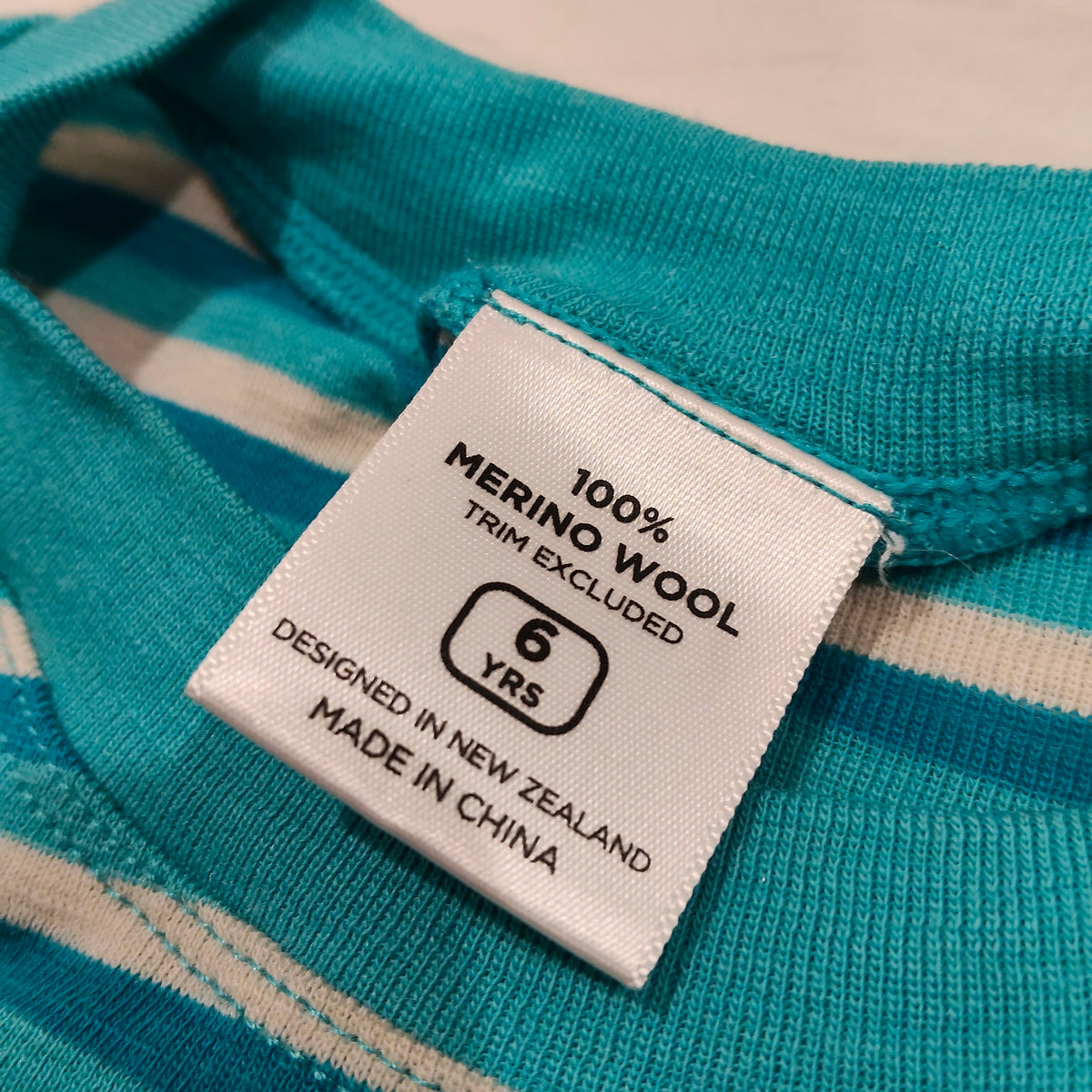 MACPAC 100% Merino Top Size 6YRS Long Sleeve