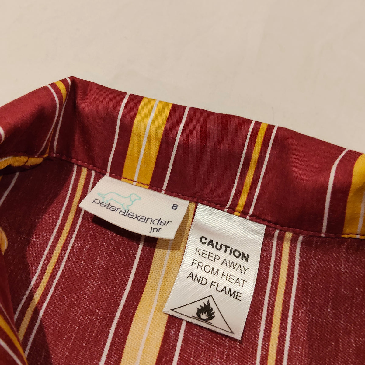 PETER ALEXANDER Pyjama Set Size 8YRS 'Harry Potter Gryffindor'