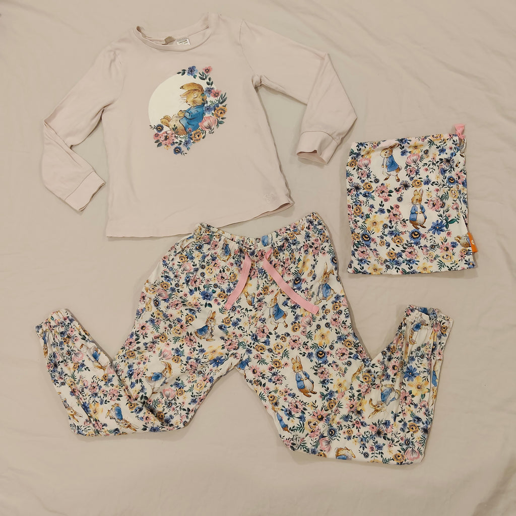 PETER ALEXANDER Pyjama Set Size 8YRS Girls 'Peter Rabbit