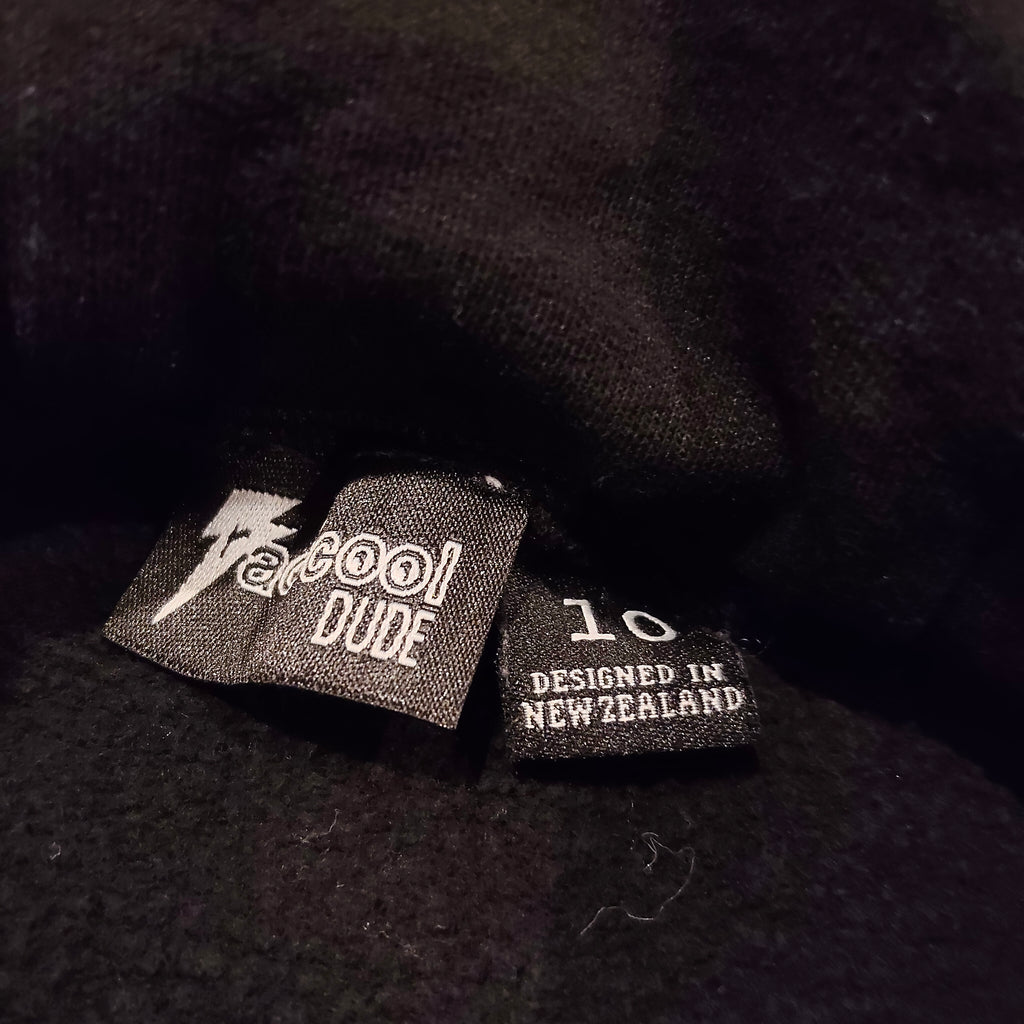 RADICOOL DUDE Hoodie Size 10 Boys Black