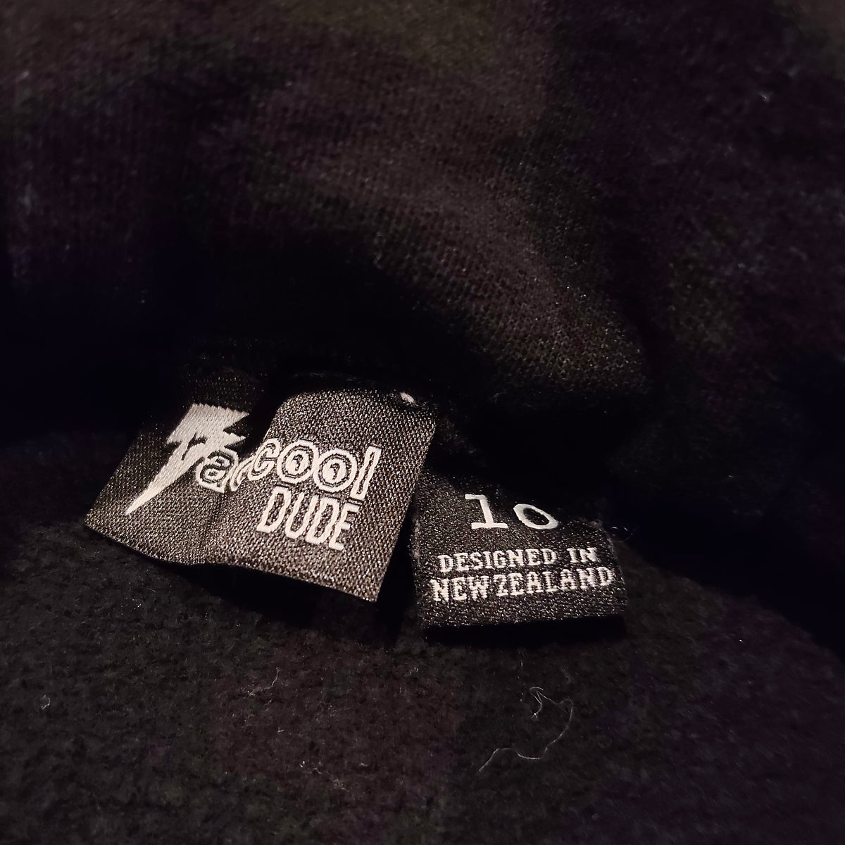 RADICOOL DUDE Hoodie Size 10 Boys Black