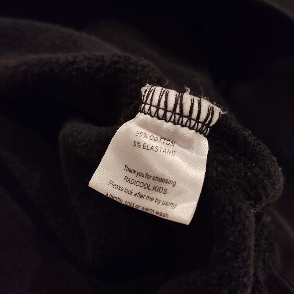 RADICOOL DUDE Hoodie Size 10 Boys Black