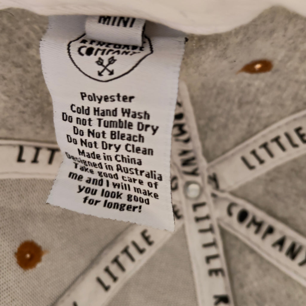 Little Renegade Company Cap Size Mini (4-18M Baby)