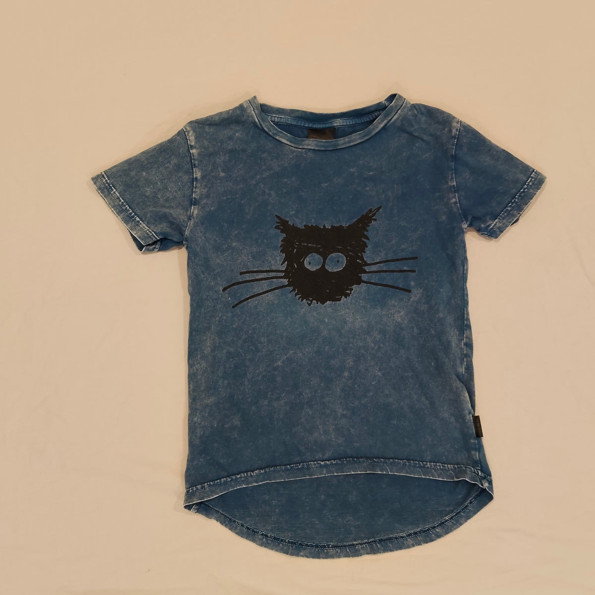 BAND OF BOYS Kitty Cat Scoop Back Tee Size 7 Boys