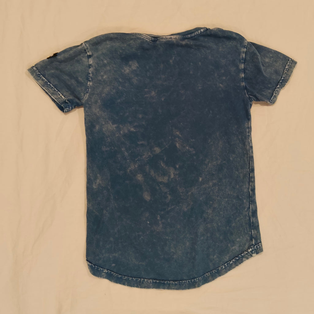 BAND OF BOYS Kitty Cat Scoop Back Tee Size 7 Boys