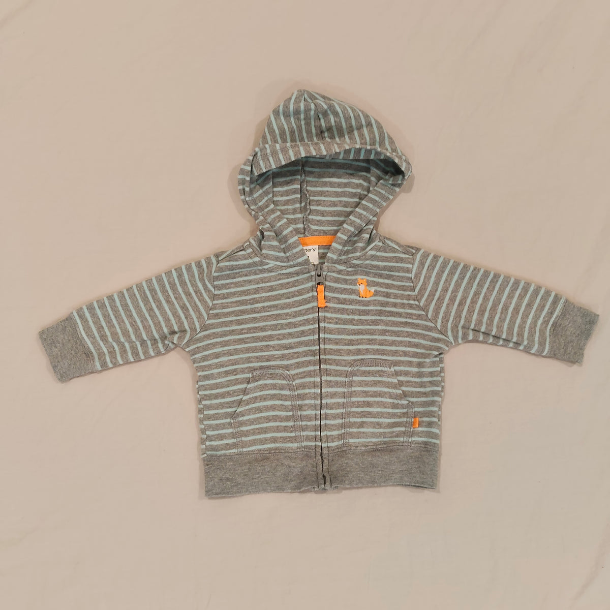 CARTER'S Fox Hoodie Size 3M Baby
