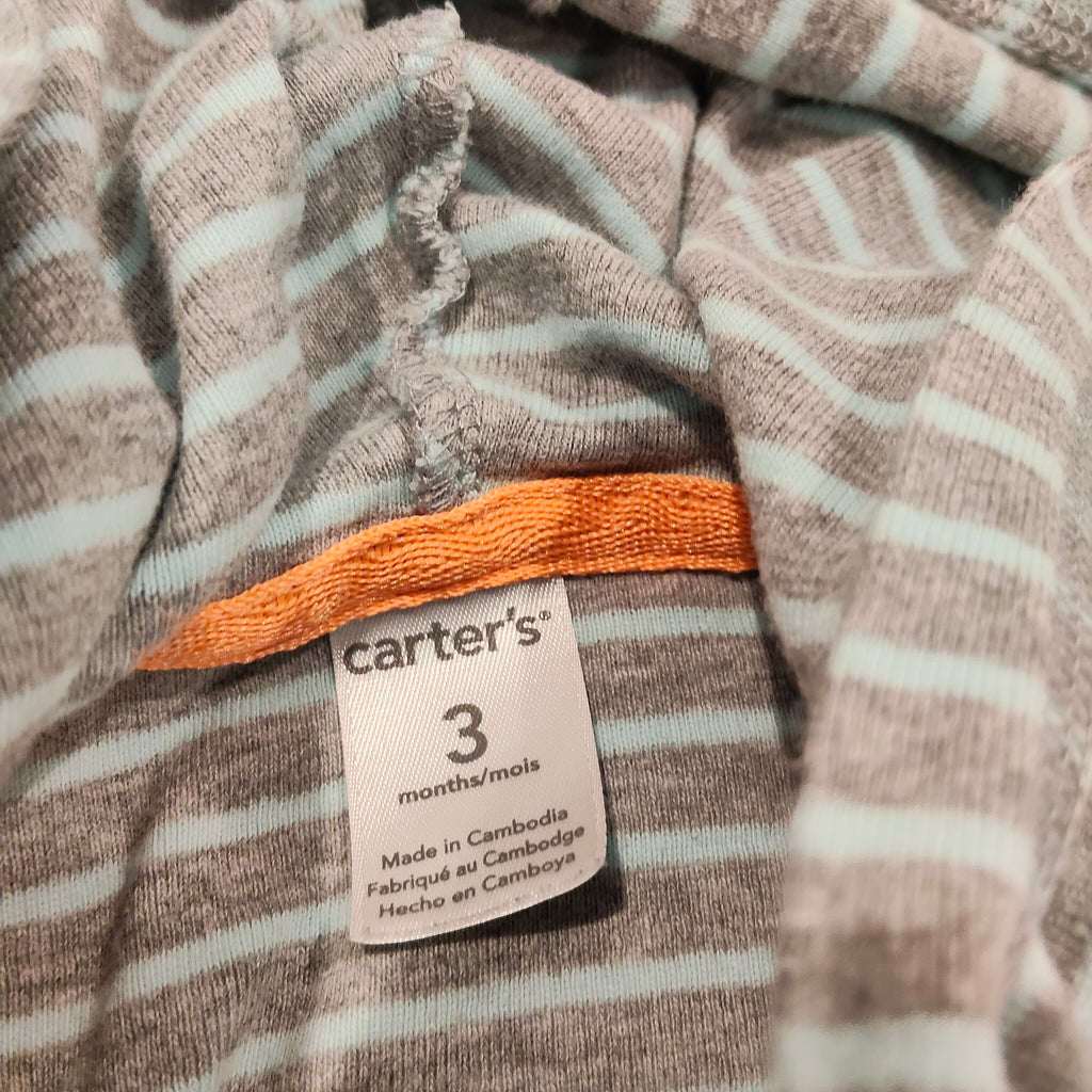CARTER'S Fox Hoodie Size 3M Baby